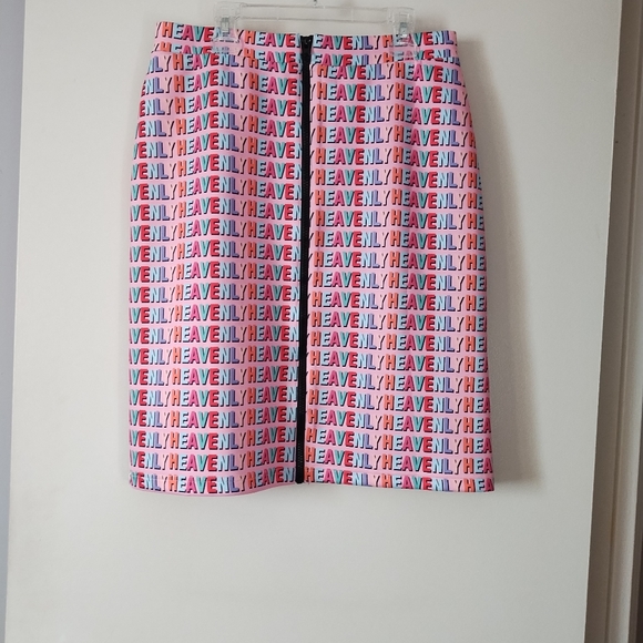 HAYLEY ELSAESSER Heavenly Neoprene Zip Skirt 8 - Picture 1 of 5